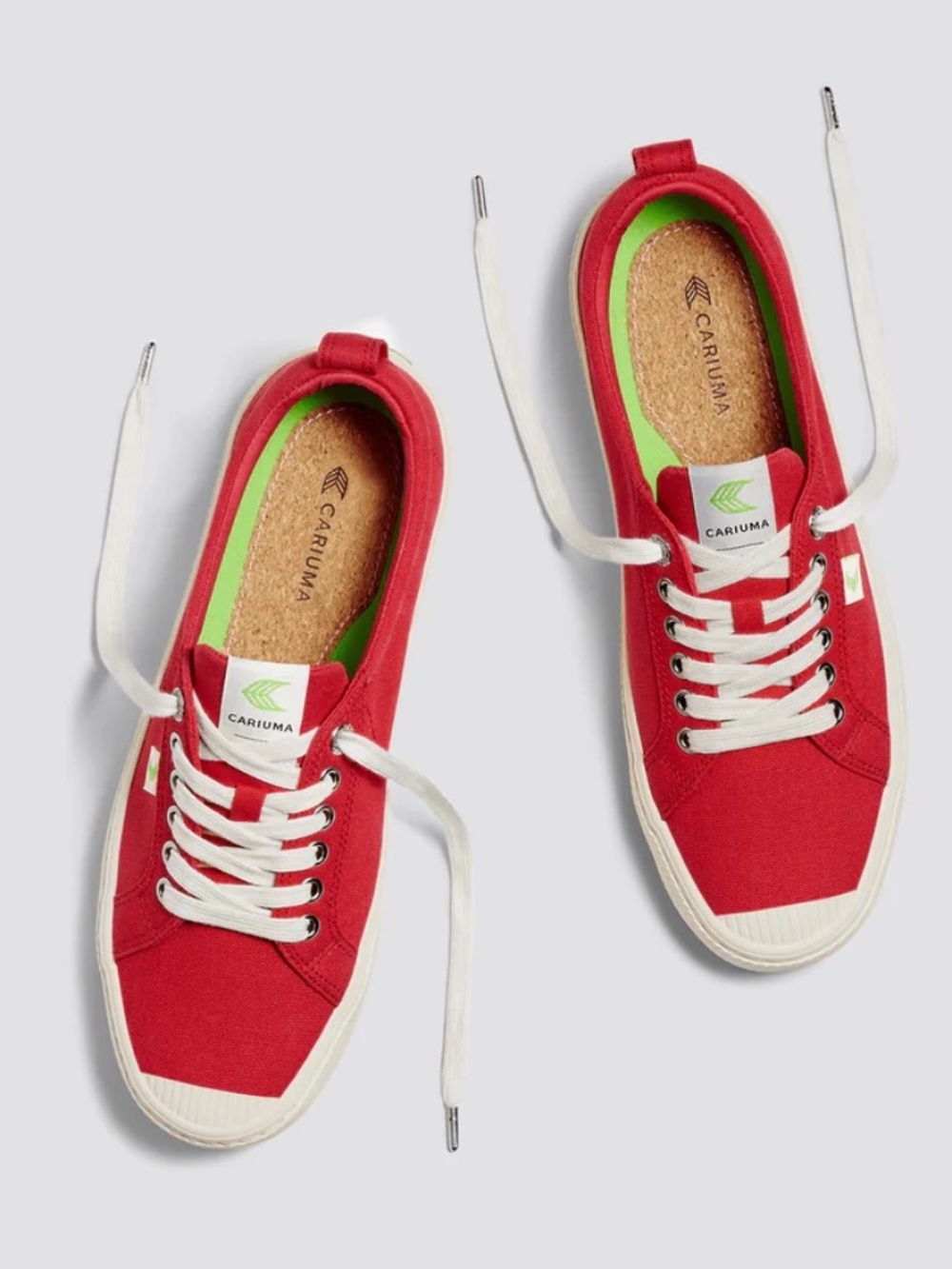 NWT Cariuma OCA Low Red Canvas Women’s Sneaker